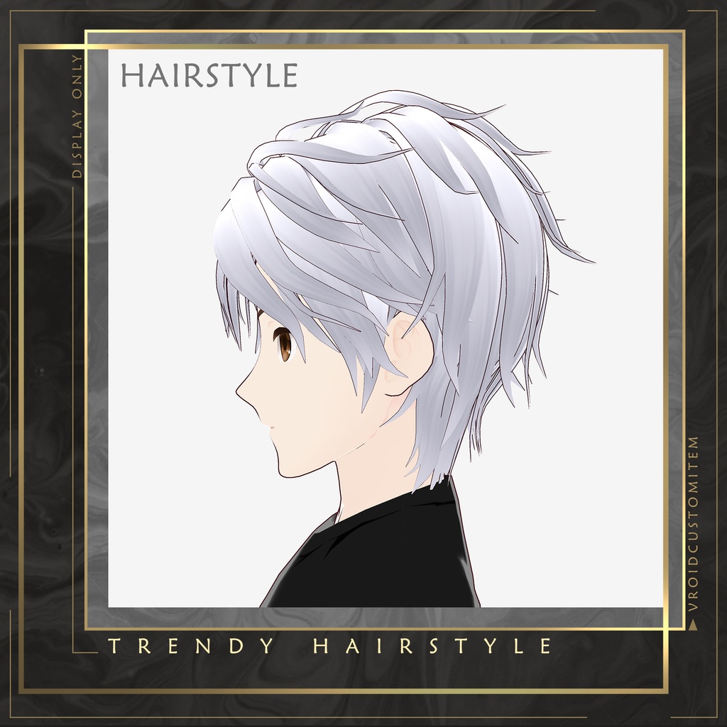 【 Vroid 】Trendy Male Hairstyle