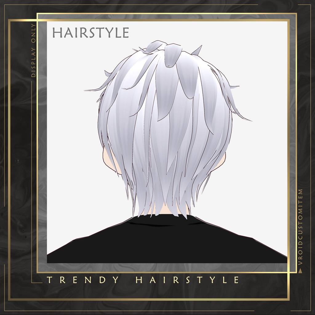 【 Vroid 】Trendy Male Hairstyle