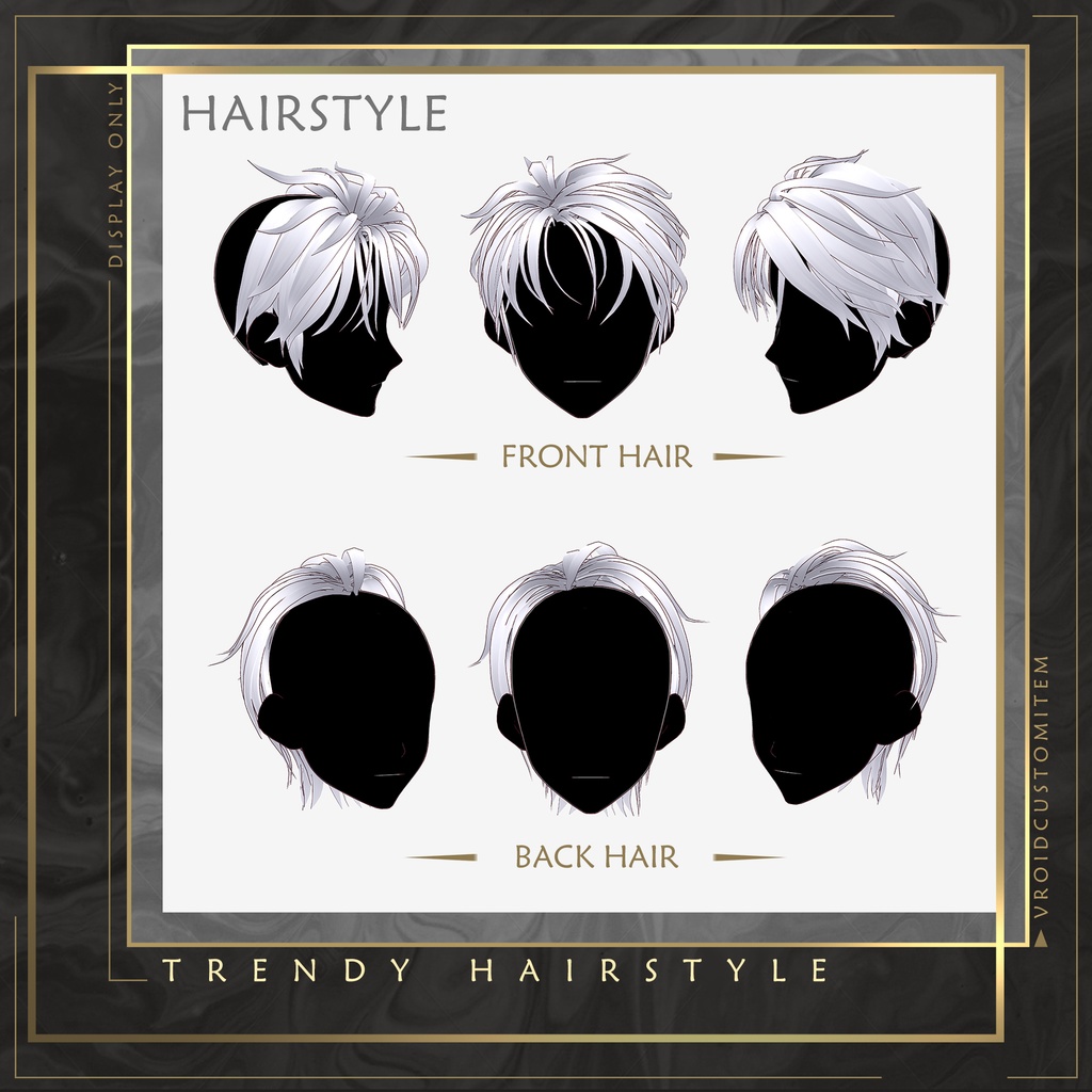 【 Vroid 】Trendy Male Hairstyle