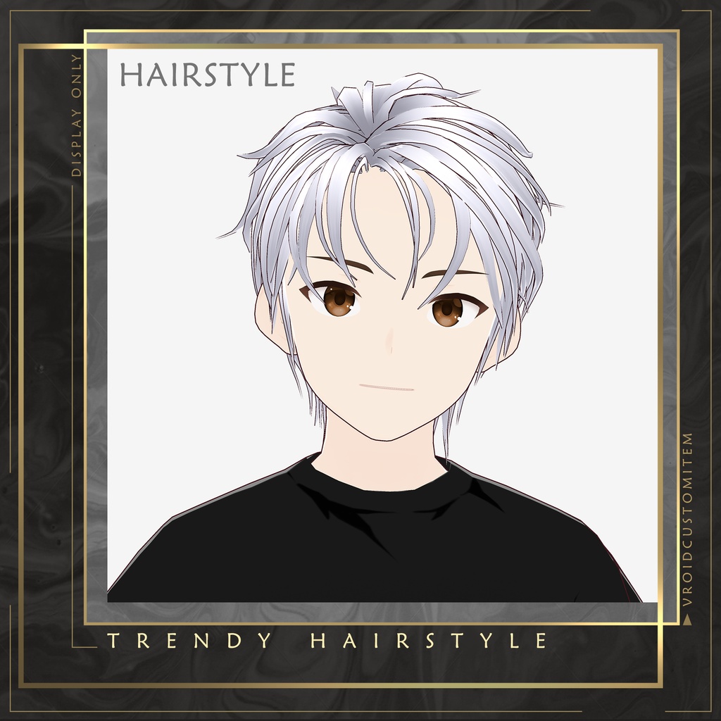 【 Vroid 】Trendy Male Hairstyle