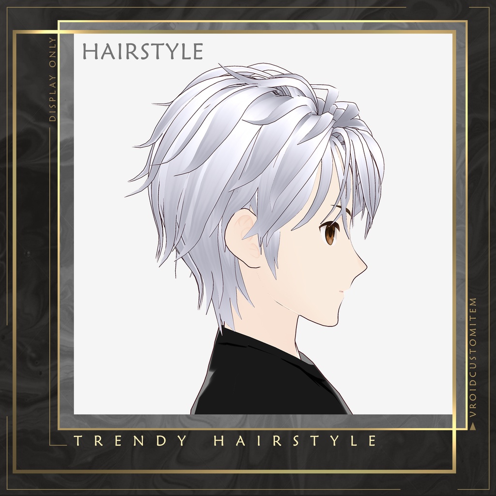 【 Vroid 】Trendy Male Hairstyle