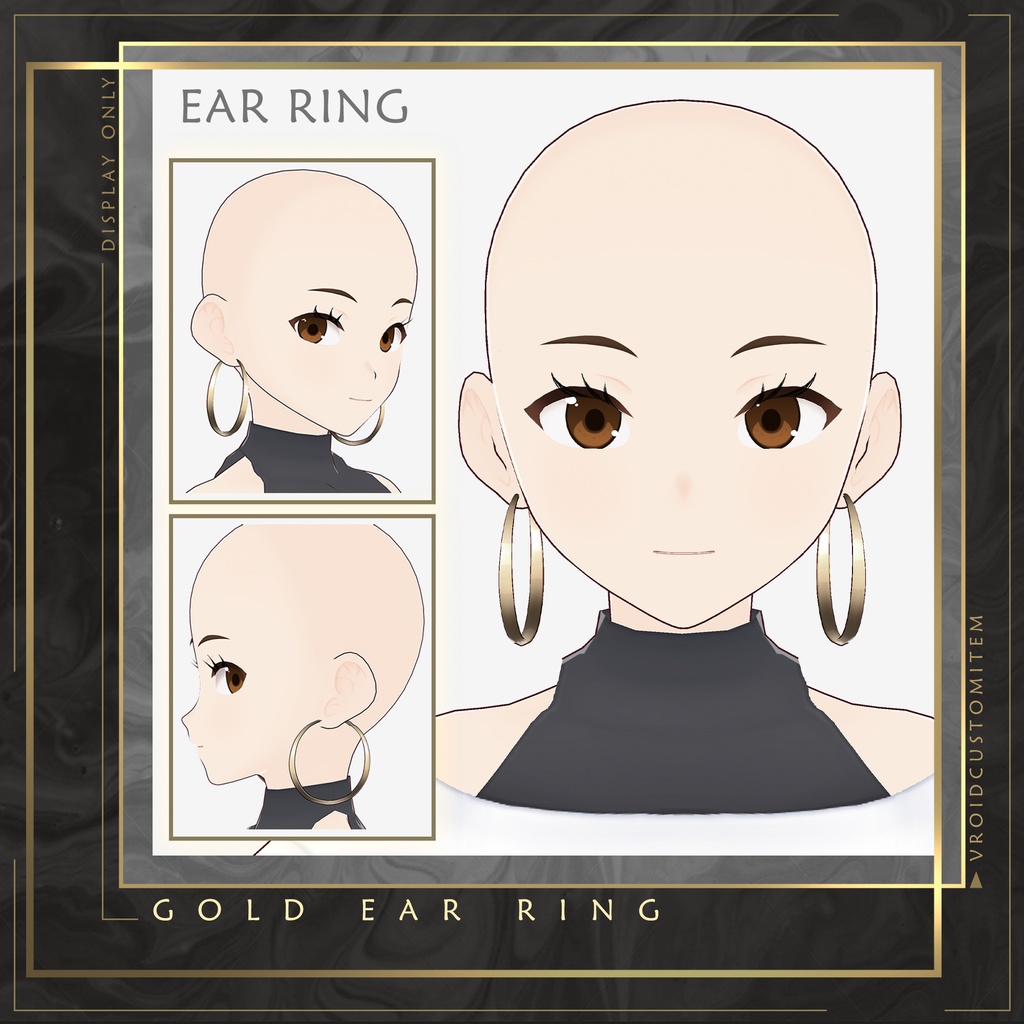 【Vroid】 Female Trendy Curvy Mid Length Hairstyle