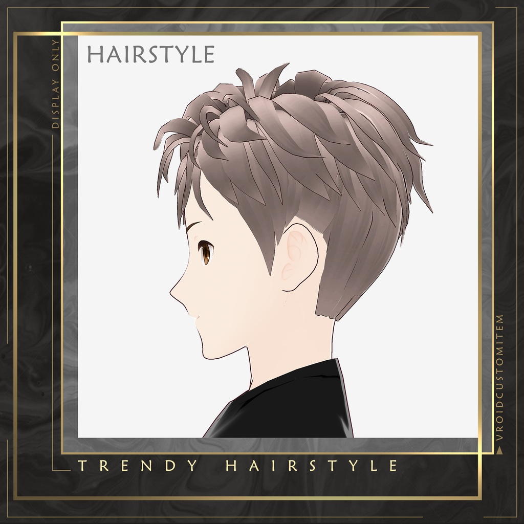 【 Vroid 】Trendy Male Hairstyle
