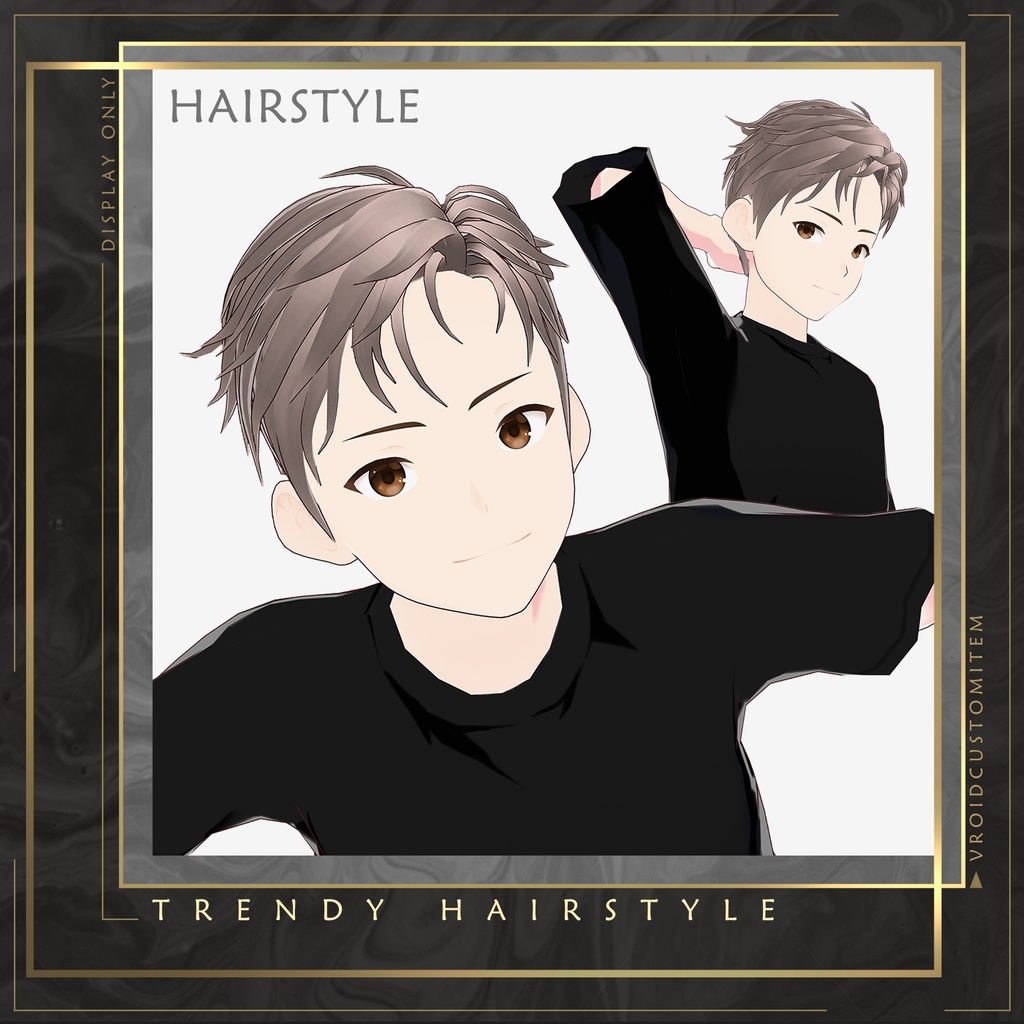 【 Vroid 】Trendy Male Hairstyle
