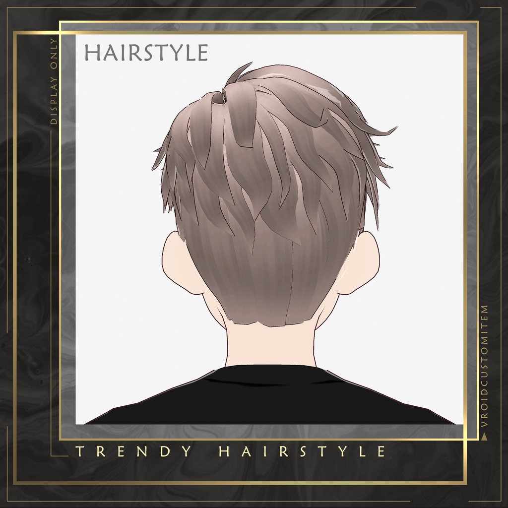 【 Vroid 】Trendy Male Hairstyle