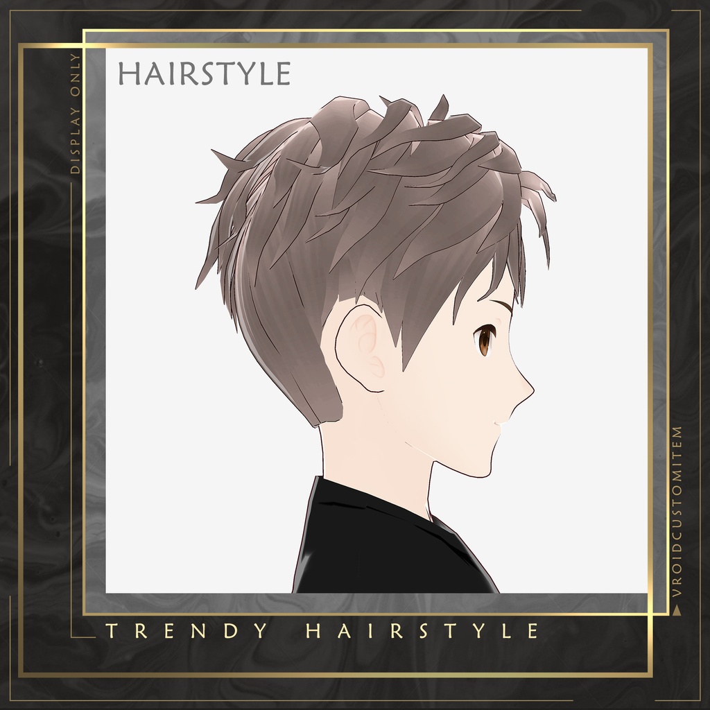 【 Vroid 】Trendy Male Hairstyle