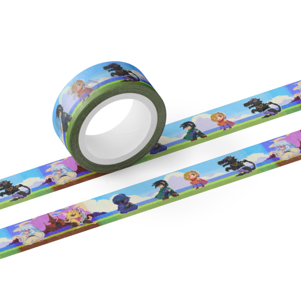 せかいのはんぶんをきみに。ドット絵マスキングテープ