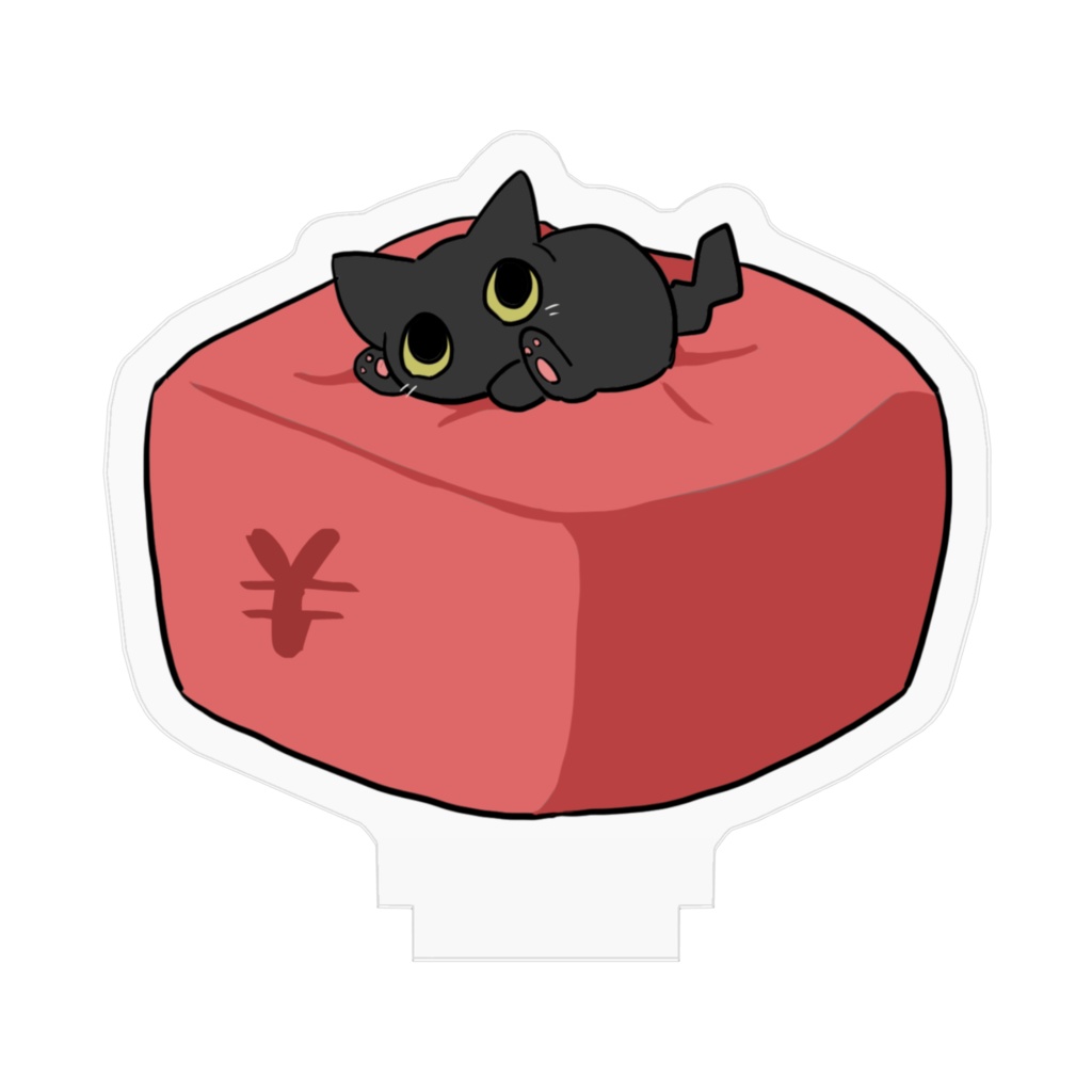 【アクリル値札】ルンとクッション