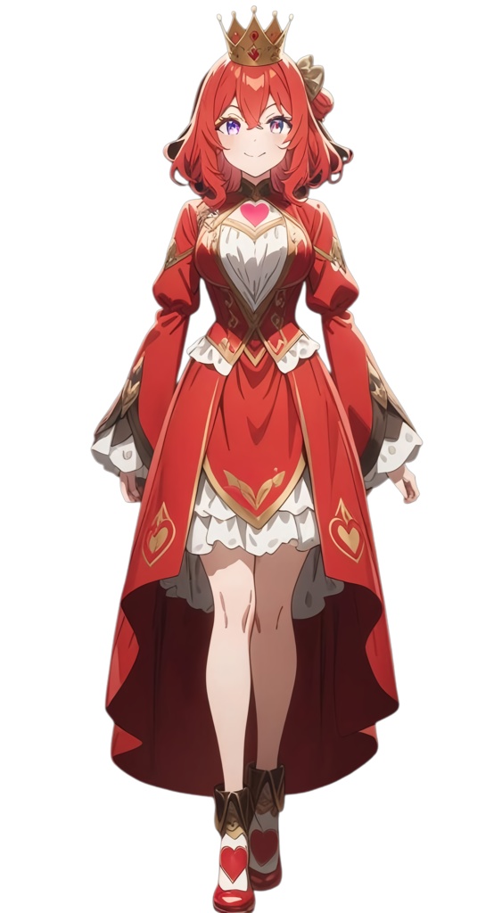 【IRIAM無料】ハートの女王（赤ドレス立ち絵）