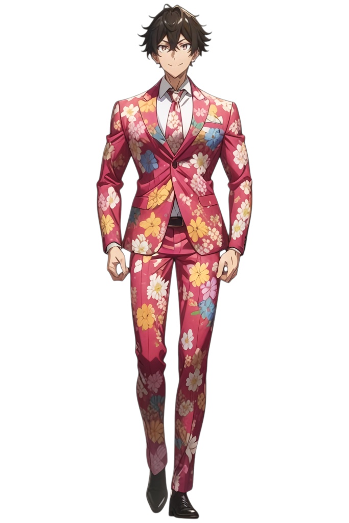 【IRIAM無料】喋る花（花柄スーツ）立ち絵