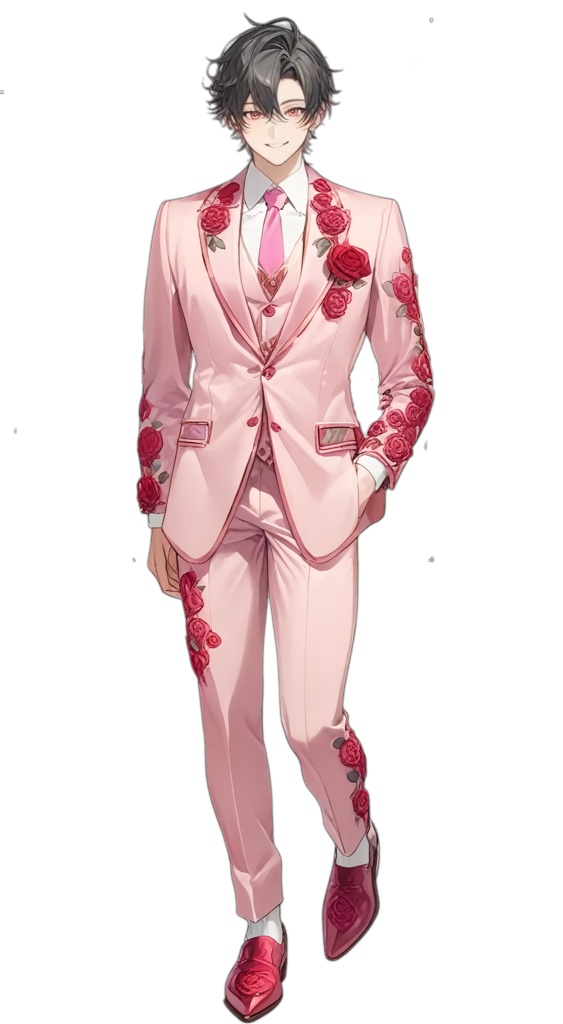 【IRIAM無料】バラ（薔薇の王子）立ち絵  