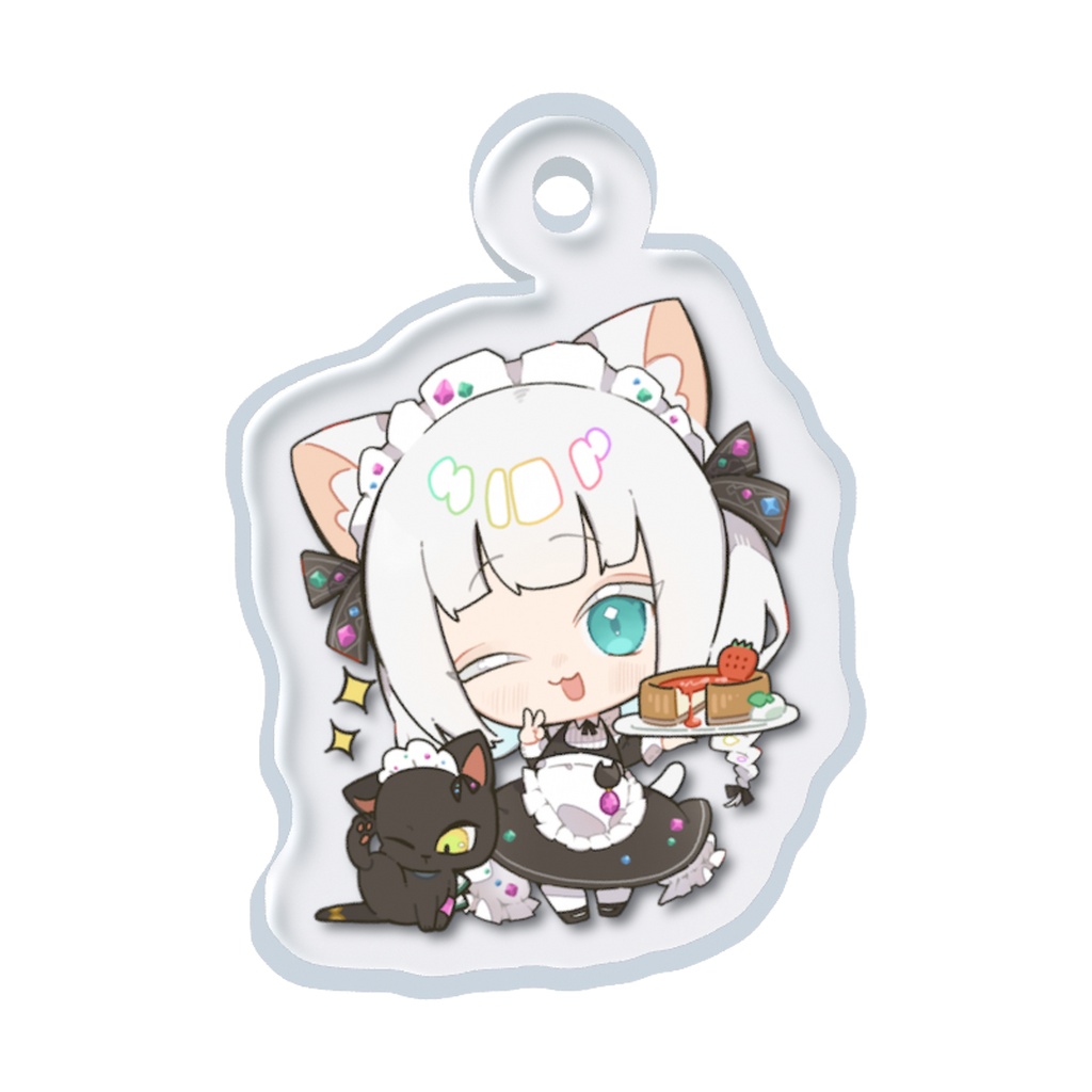 2026猫メイドLilaめじるしチャーム- W30 × H30mm 以内