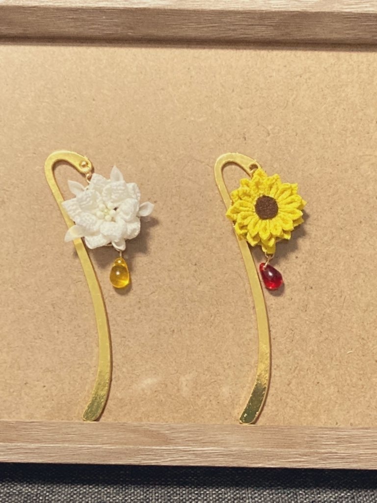 ブックマーカー 月下美人 ヒマワリ