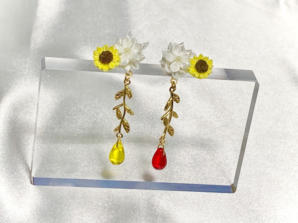 月下美人・向日葵 アクセサリー