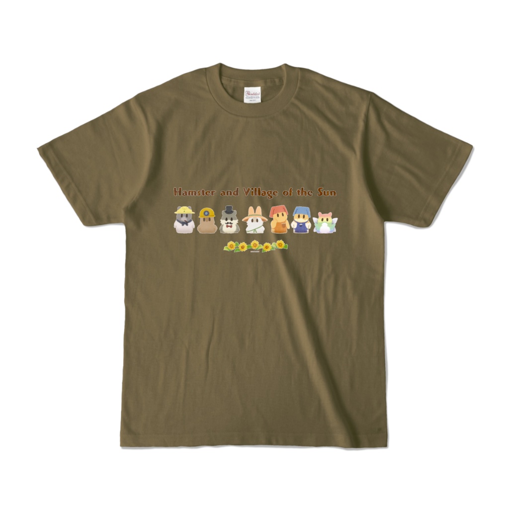 ハムスターの日2025Tシャツ_オリーブ