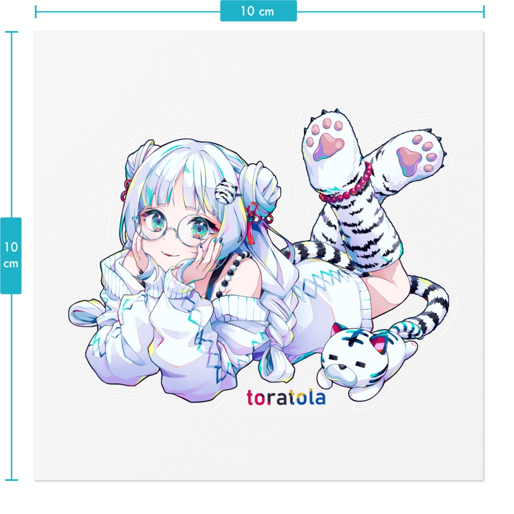 とらとらステッカー(部屋着)