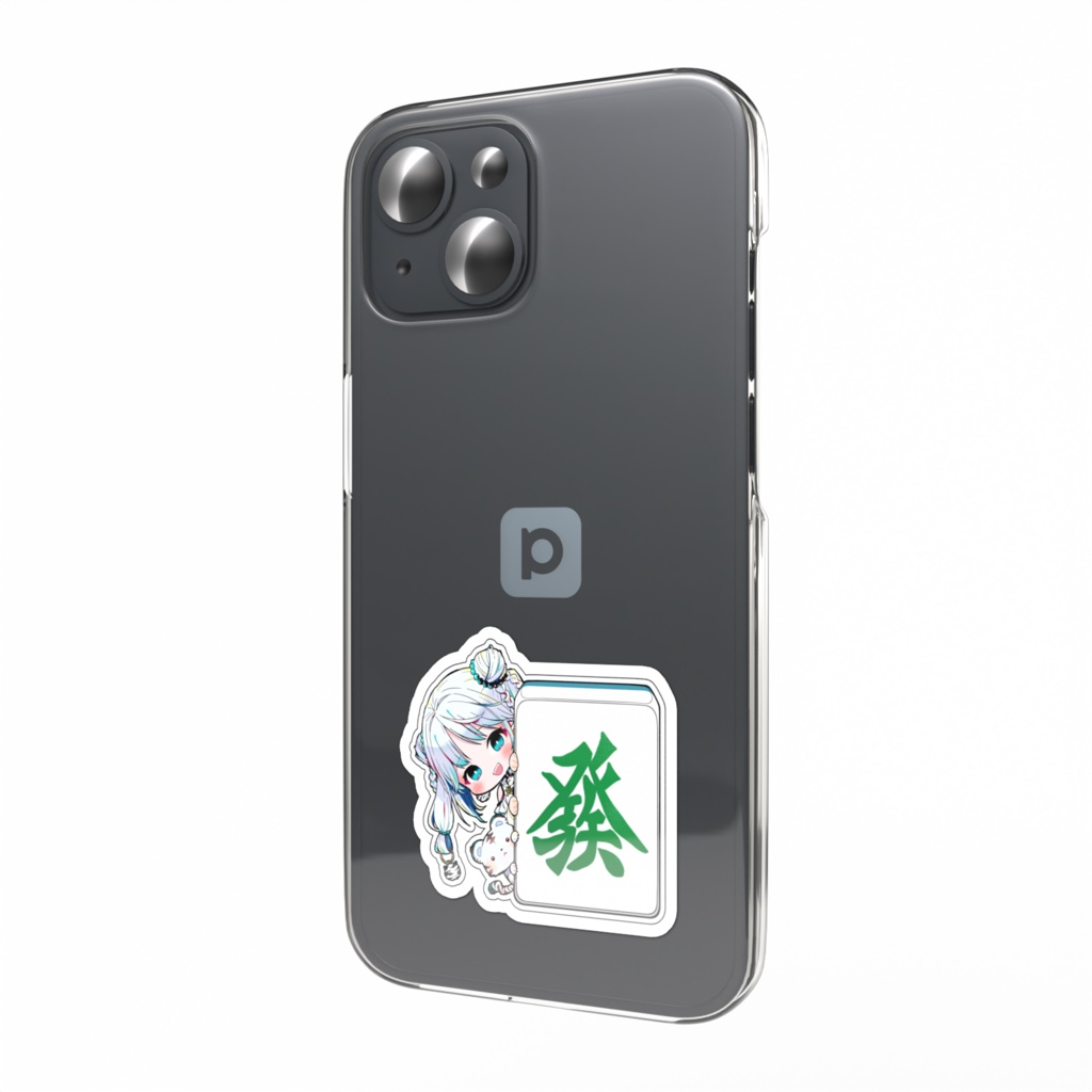 麻雀とらとらスマホステッカー
