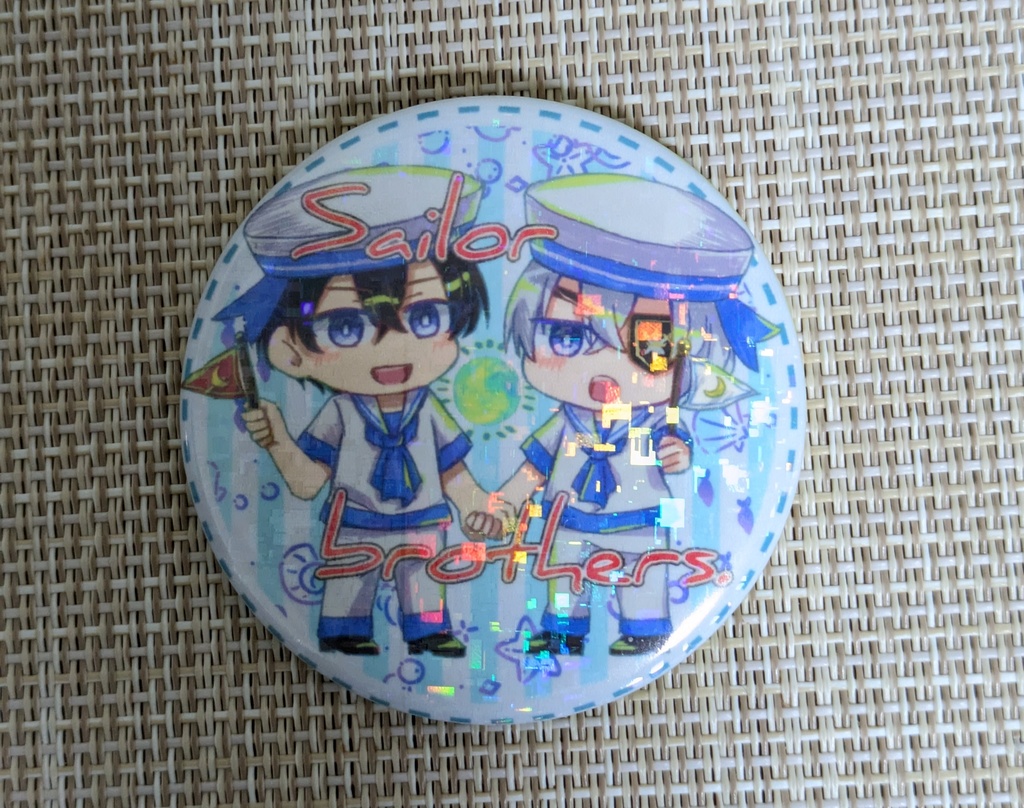 水兵兄弟缶バッジ