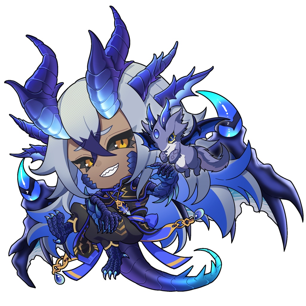 アクリルキーホルダー SDゼノ【黒目】