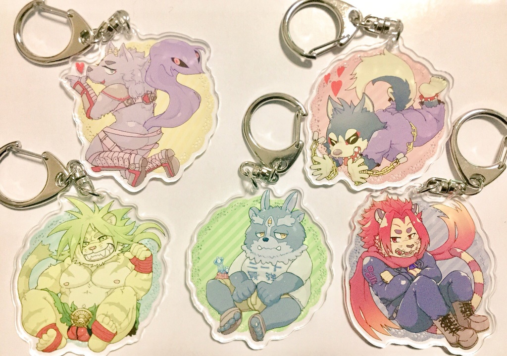 ¥600→¥500▼放サモ・アクキー（全５種）