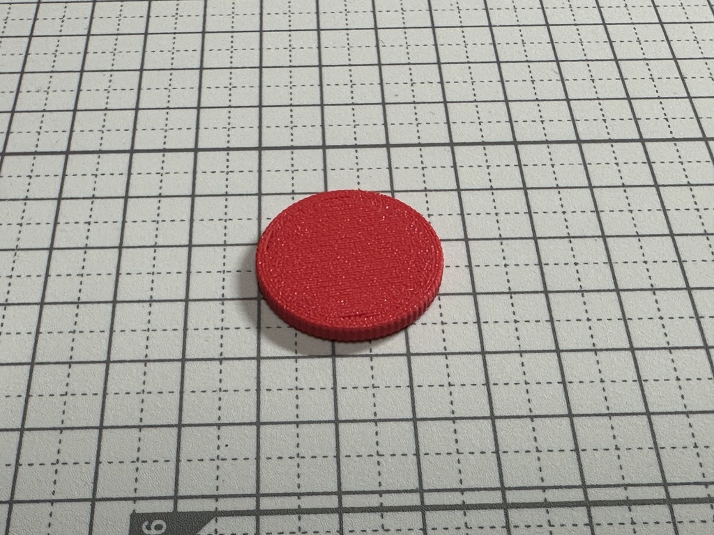 オリジナルコイン (文字入り/2色成形/26.5×3ミリ/片面) 50個単位