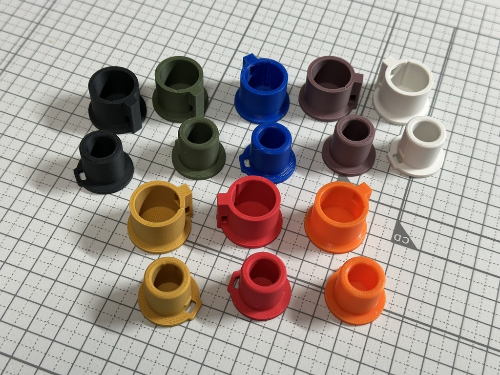 XLRコネクター(キャノンコネクター) キャップ オスメスセット