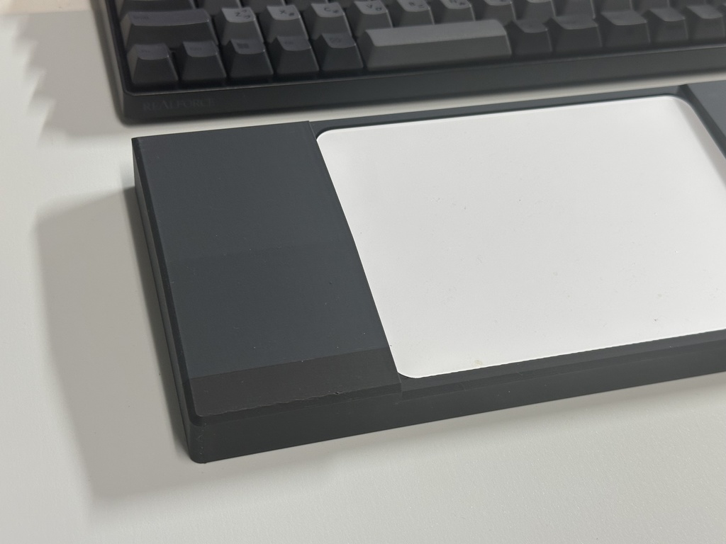 REALFORCE RC1専用リストレスト+キーボードカバー(Magic Trackpad対応) 28mm rev3