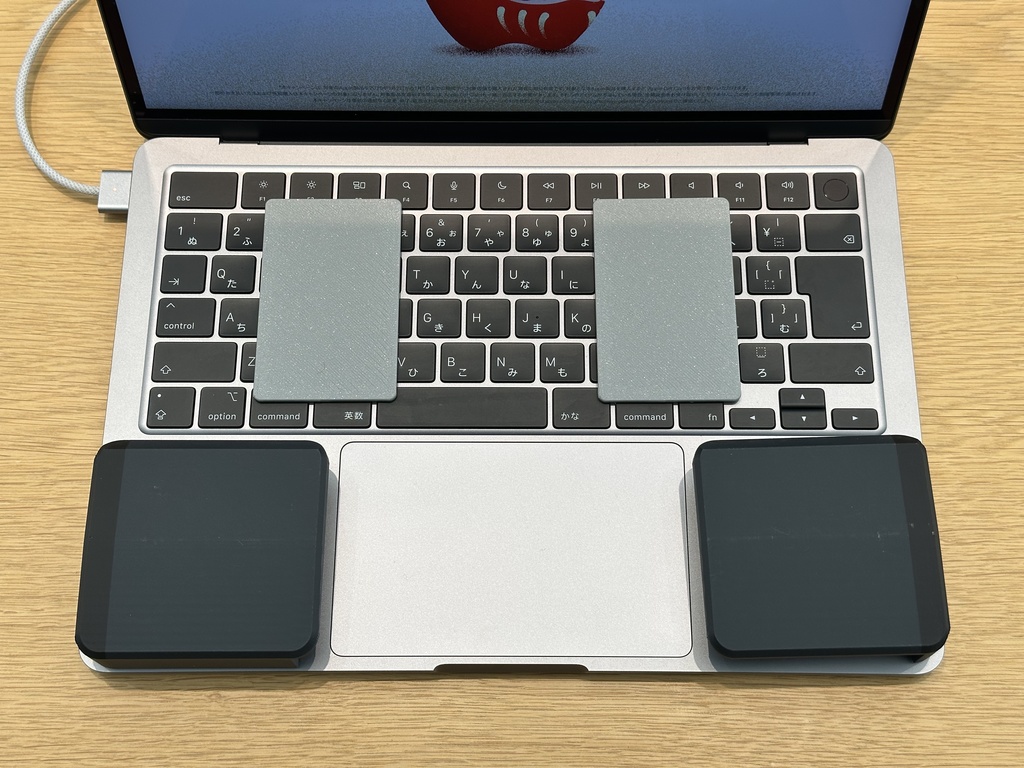 尊師スタイルキーボードブリッジ ゲタカード MacBook Pro/Air用