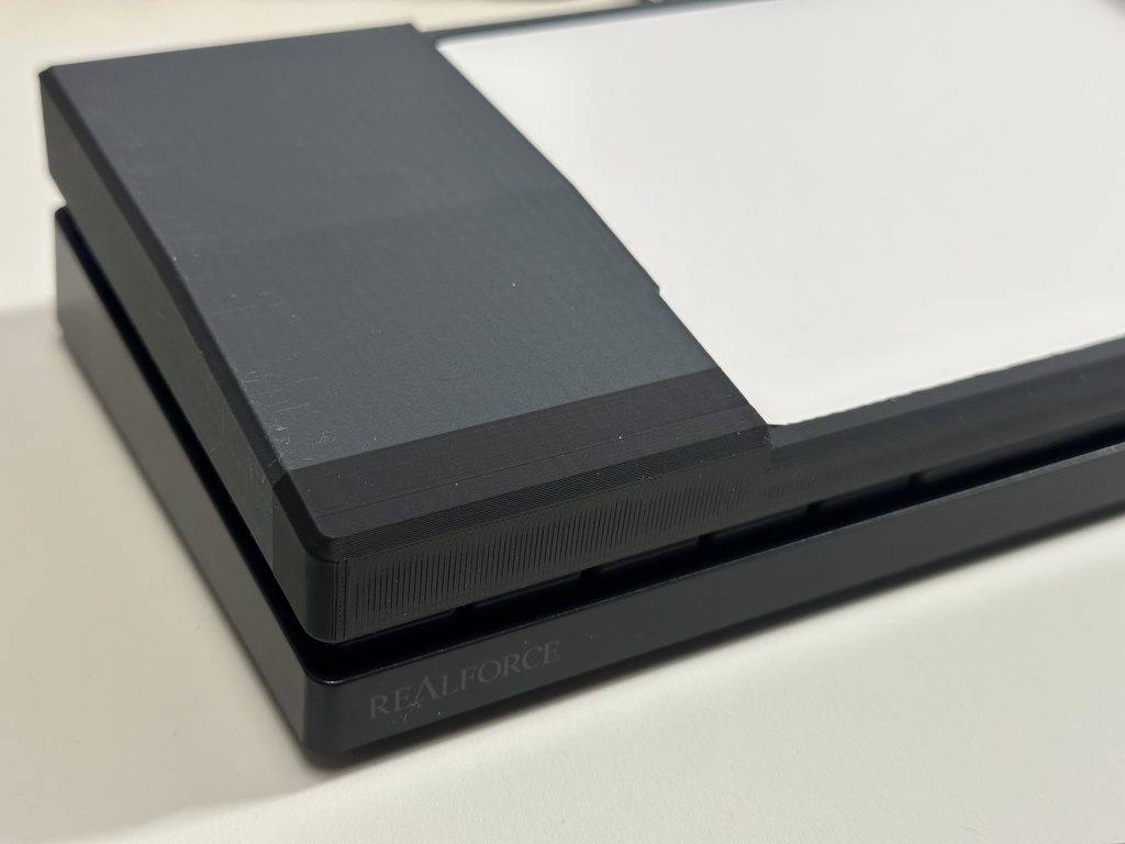 REALFORCE RC1専用リストレスト兼キーボードルーフ(カバー)/トラックパッド対応 21/24mm