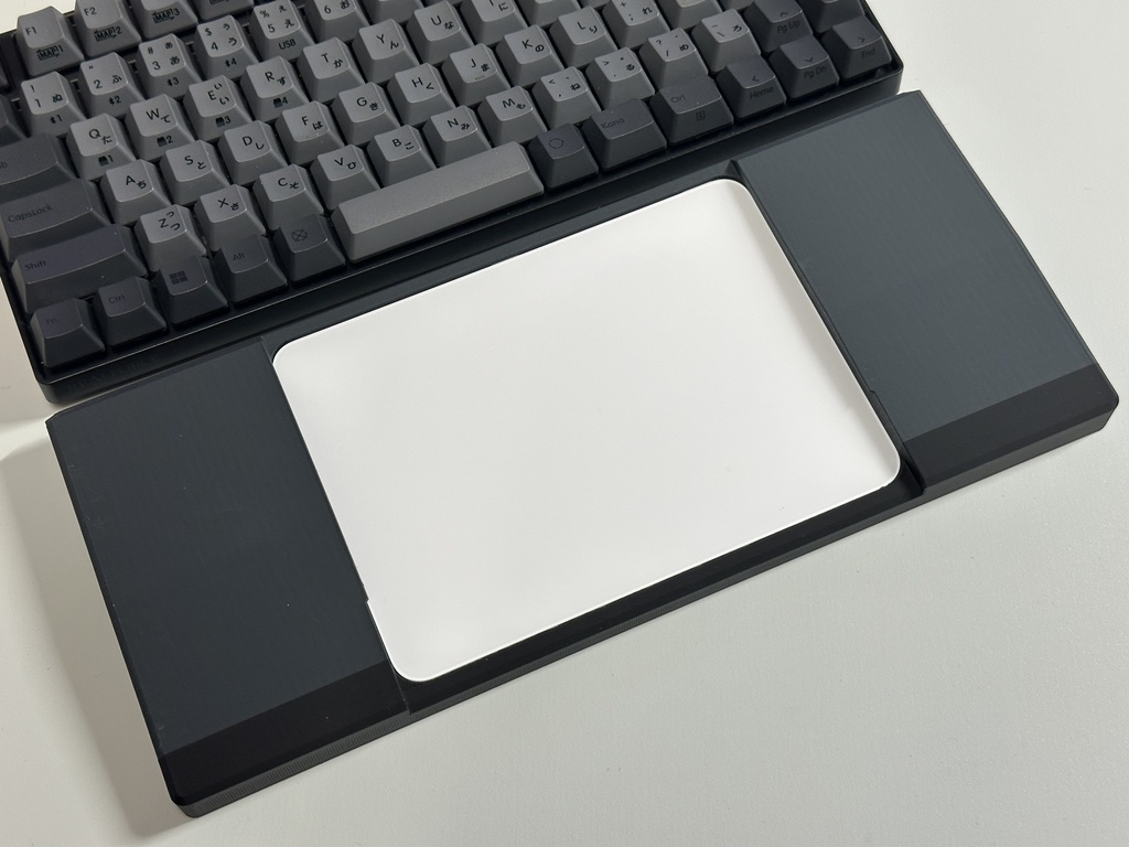 REALFORCE RC1専用リストレスト兼キーボードルーフ(カバー)/トラックパッド対応 21/24mm