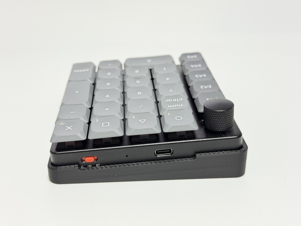 Keychron K0 Max用 横置き左手デバイス化スタンドSimple