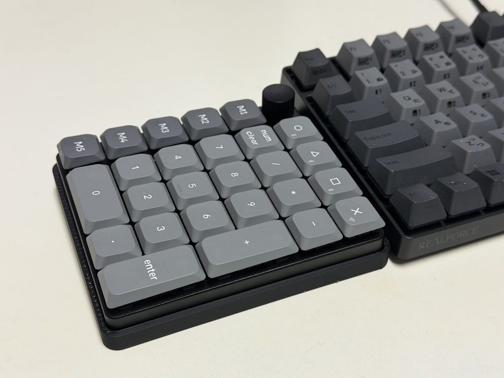 Keychron K0 Max用 横置き左手デバイス化スタンドSimple