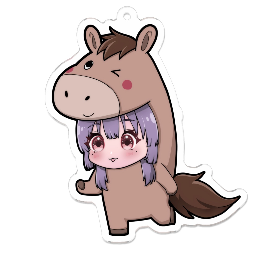 【2026誕生日記念グッズ】アクリルキーホルダー 午年ver.