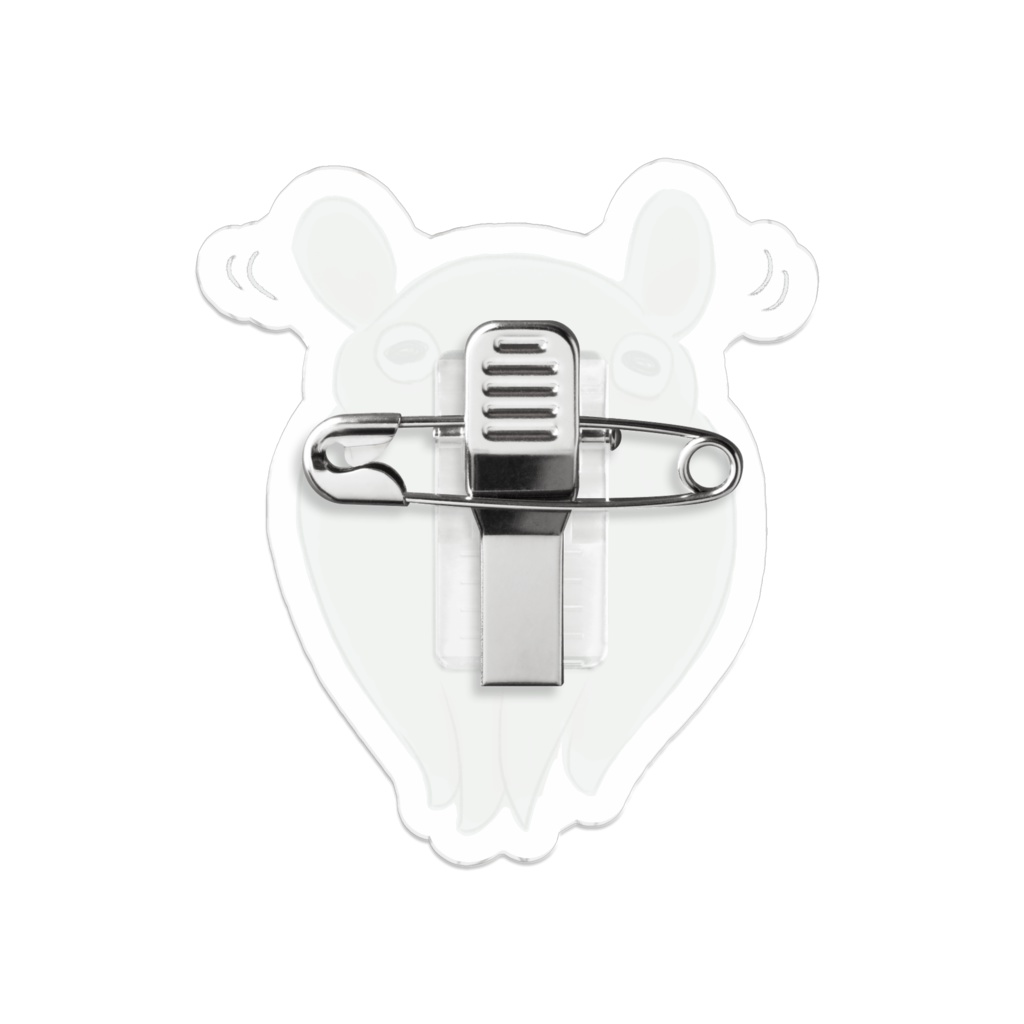 メンダコのアクリルバッジ2