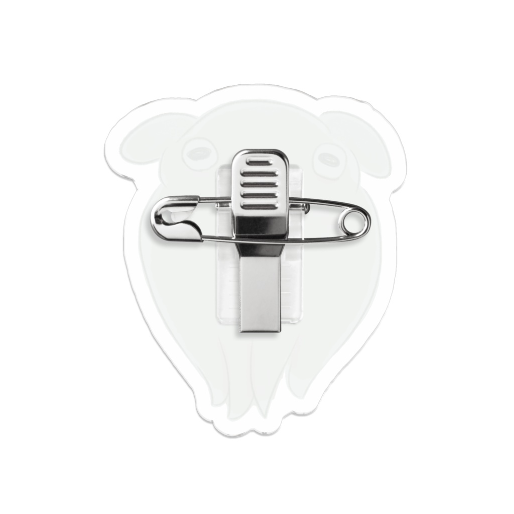 メンダコのアクリルバッジ3