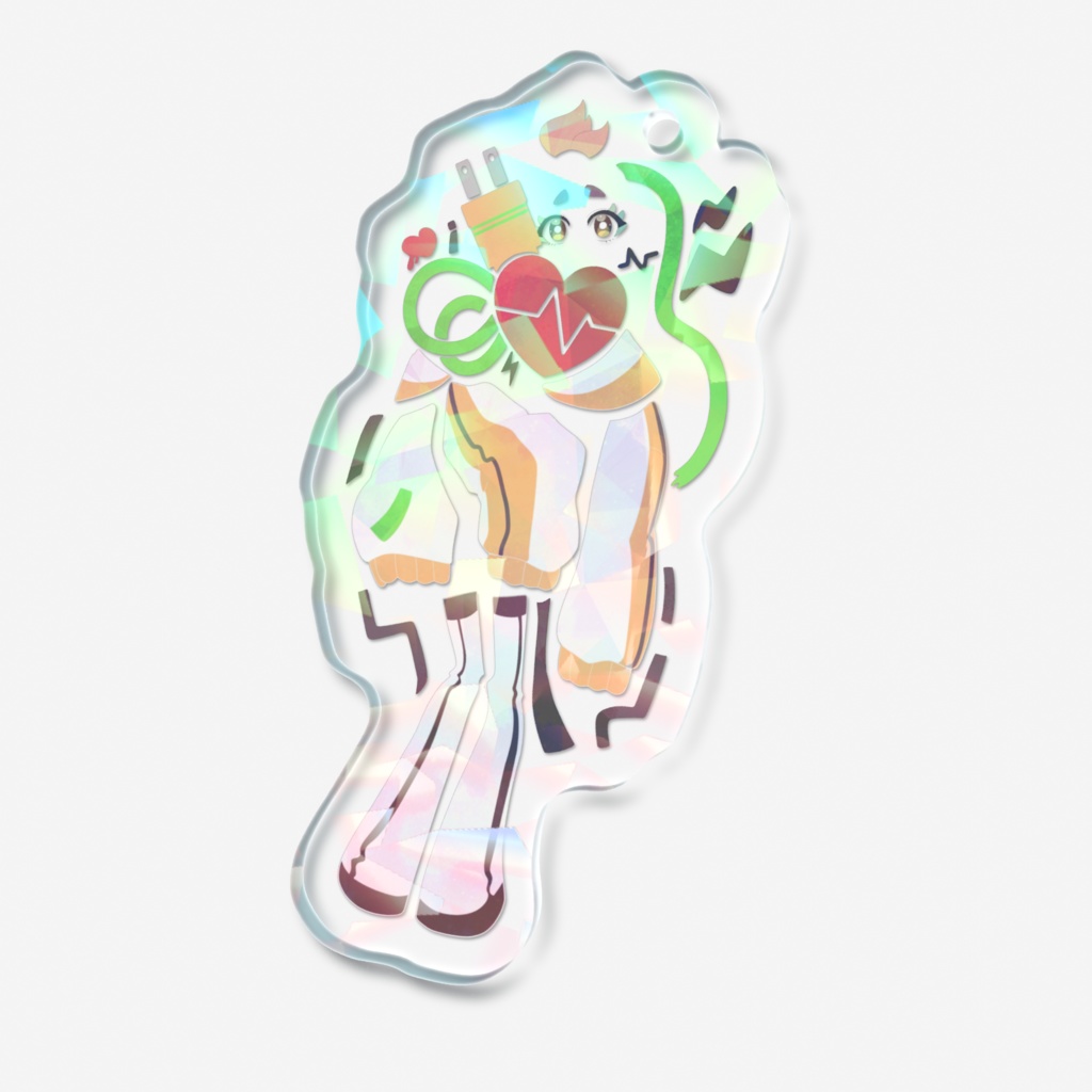 バラバラの凡古都きいろ アクリルキーホルダー