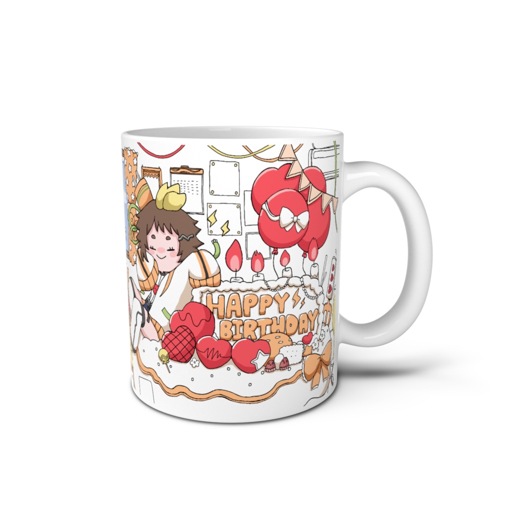 2026凡古都きいろはぴばマグカップ