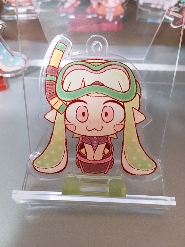 スプラトゥーン 台座付きアクリルキーホルダー