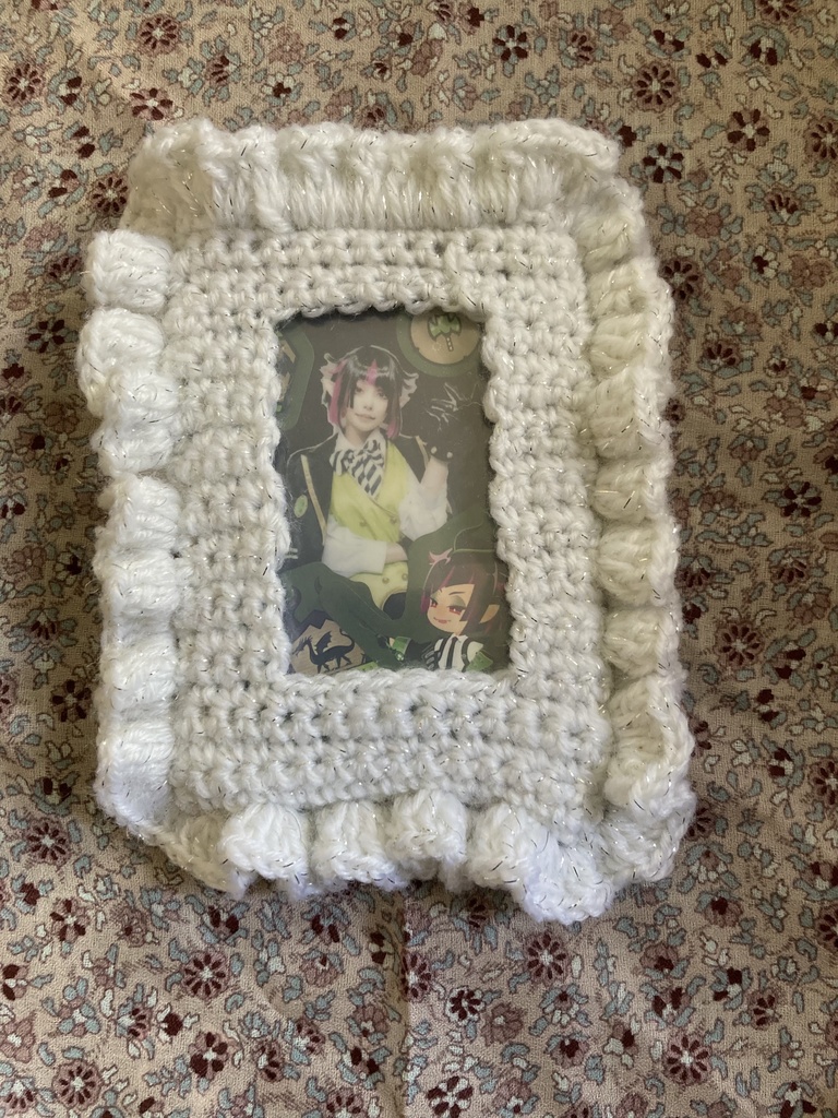 【手編みチェキケース】私服チェキ入り(サイン入り)