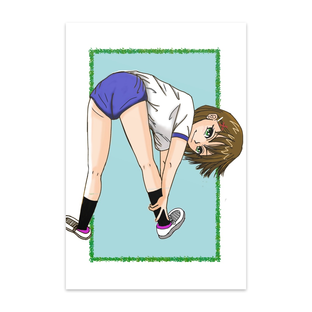 ブルマー姿の少女