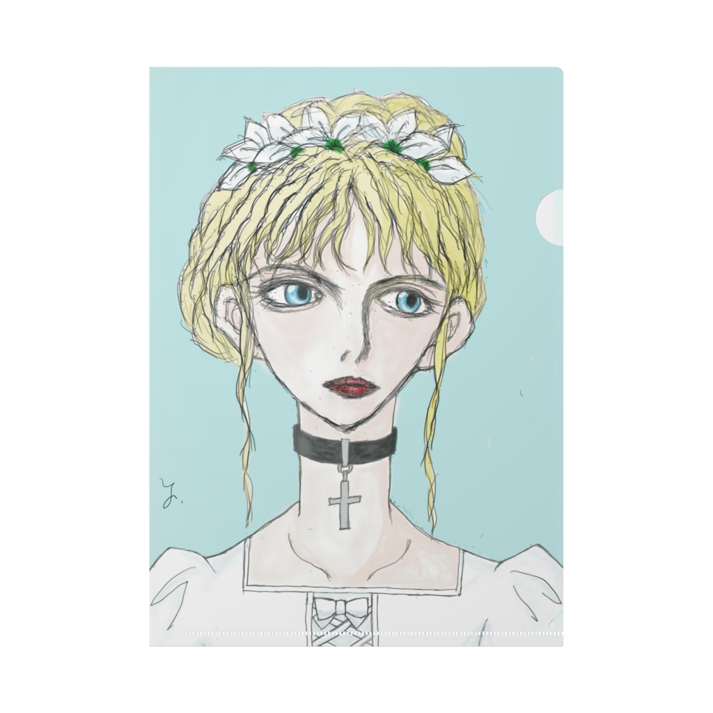 花嫁クリアファイル