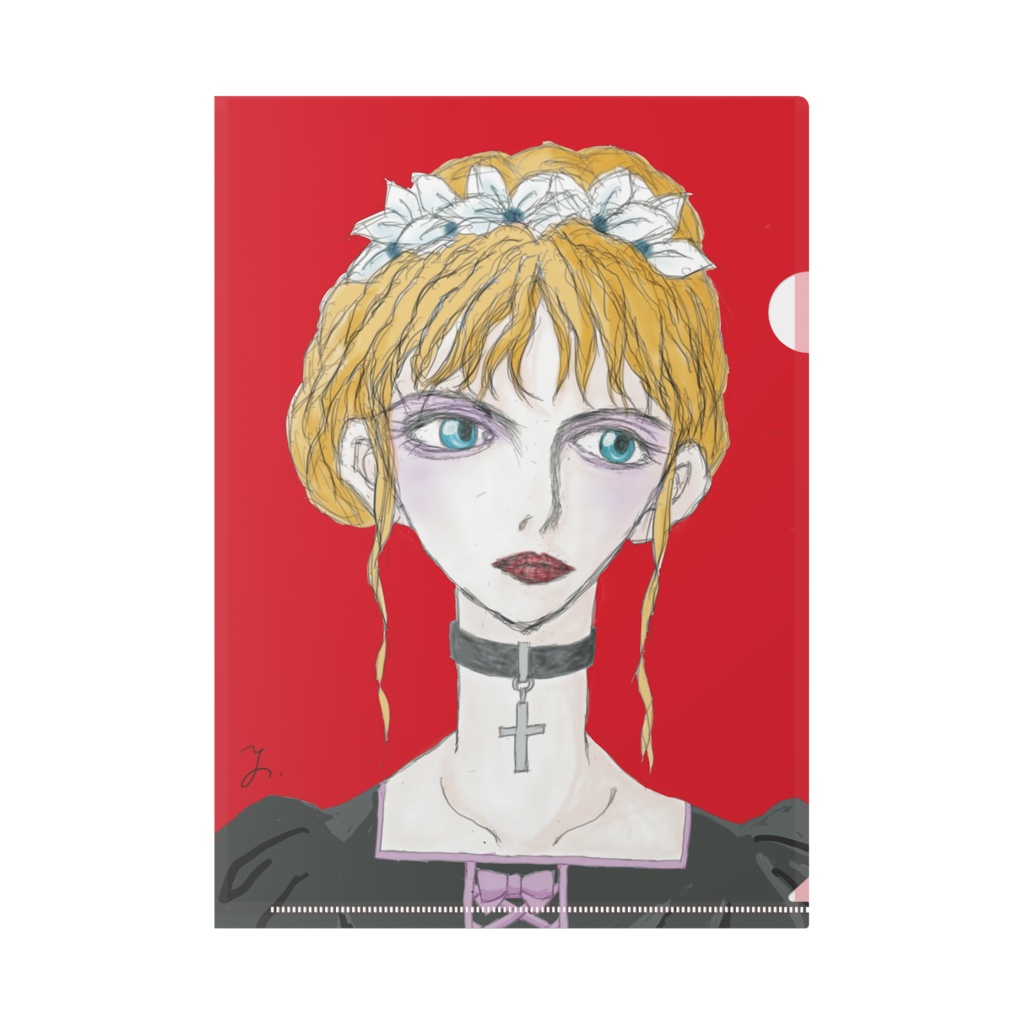 ゴスロリ娘クリアファイル