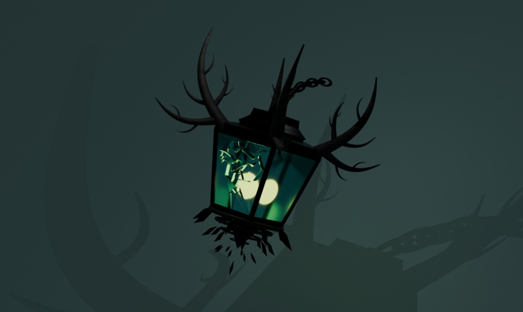 【３D素材】かっこいいランタン（色は好みで変更してね）