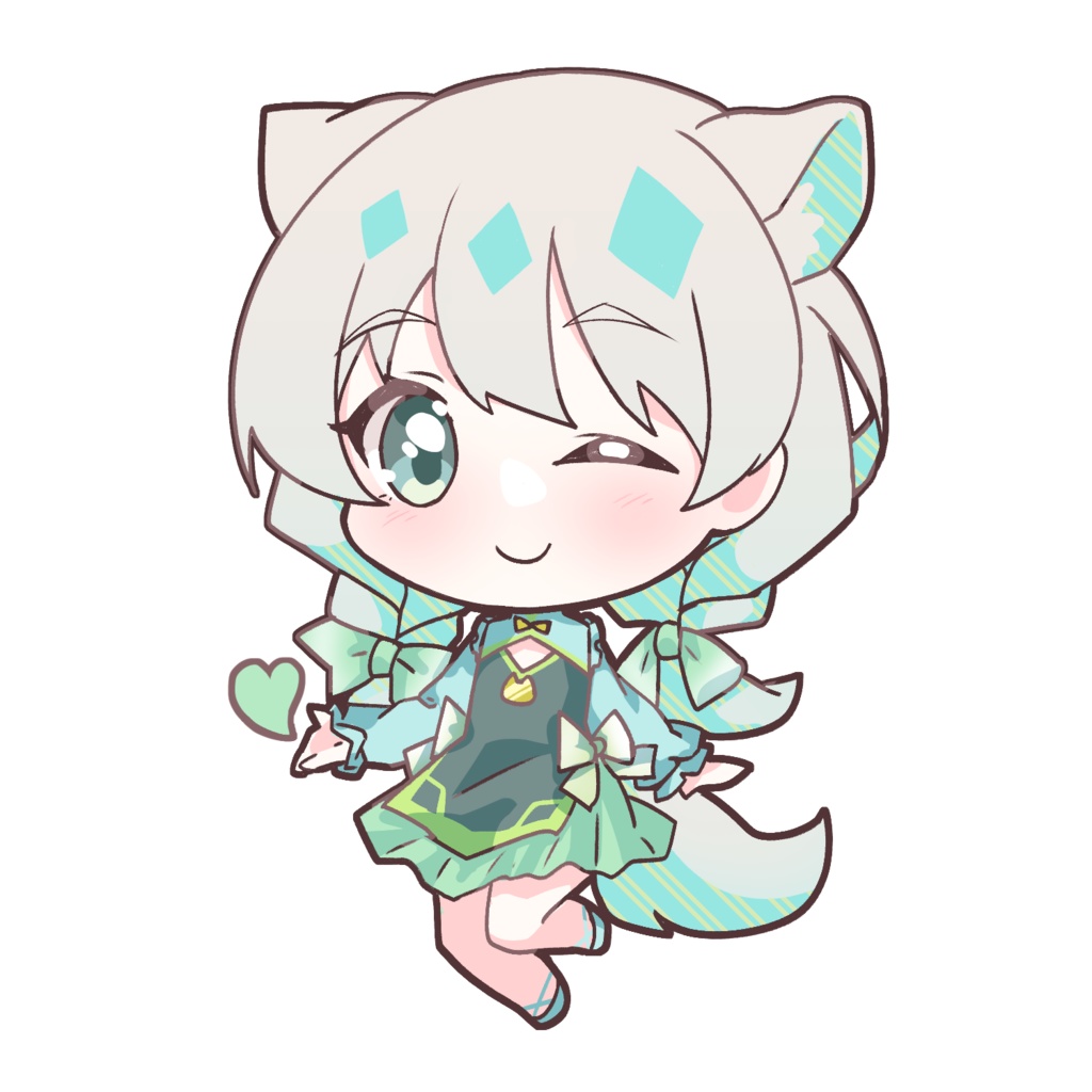 【受注生産】猫のファー付き!咲楽めいアクリルキーホルダー