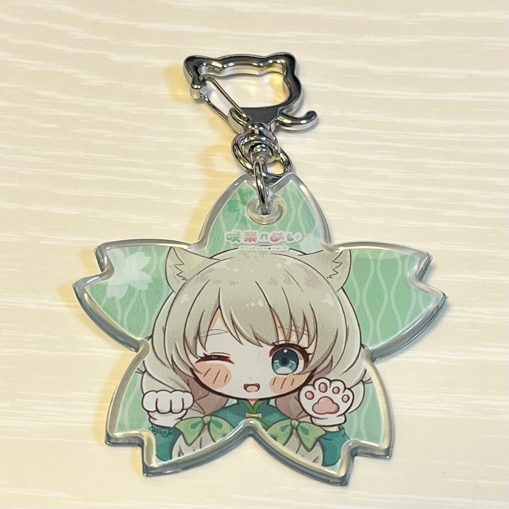 PVCやわらかクリアキーホルダー