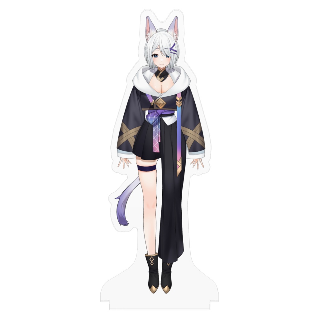 白灯アクリルフィギュア(立ち絵)【acrylic figure】