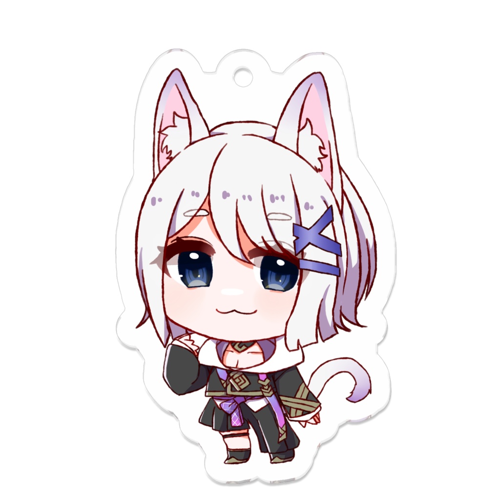 白灯アクリルキーホルダー【Acrylic Key Chain】