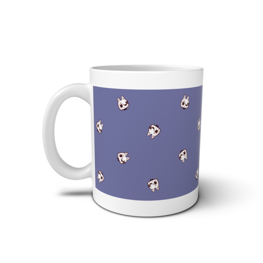 白灯ワンポイントマグカップ【mug】