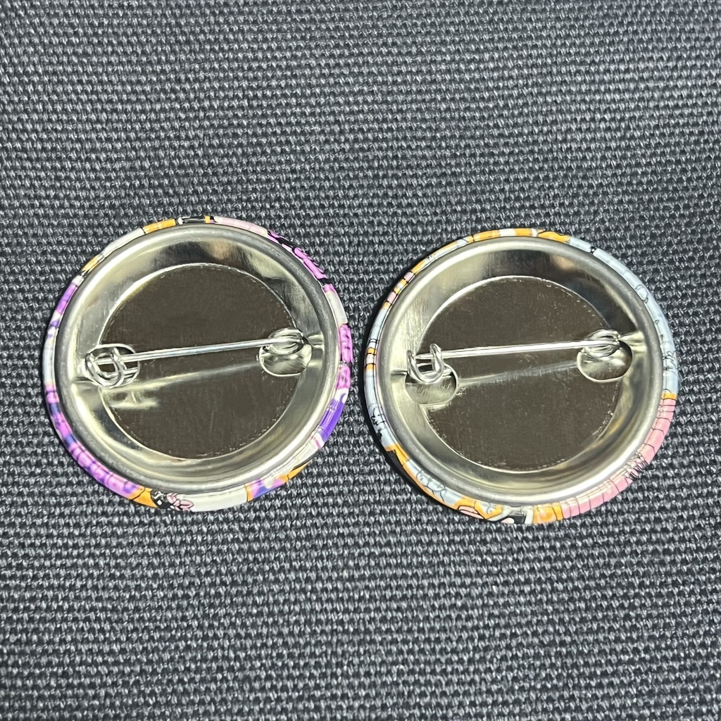 イソクマの缶バッジ(和装ver.)🎐🪸