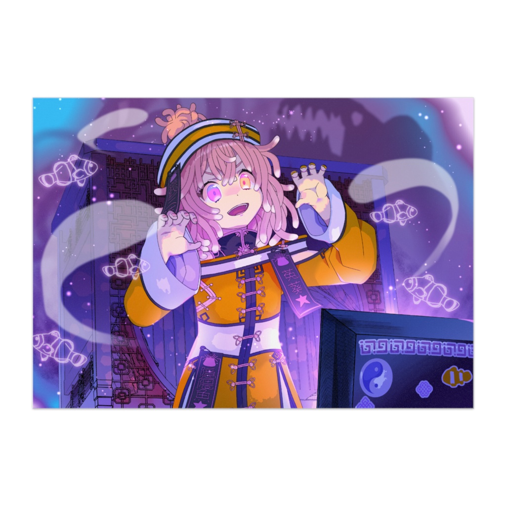 イソクマのポスター(キョンシーver.) 🧧🪸